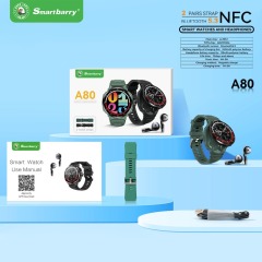 A80 Smartwatch-Earphone Two-in-One Smart Communication Watch for Sports,Shenzhen Weihong Technology Co., Ltd.,A80 Smartwatch-Earphone Two-in-One Smart Communication Watch for Sports
