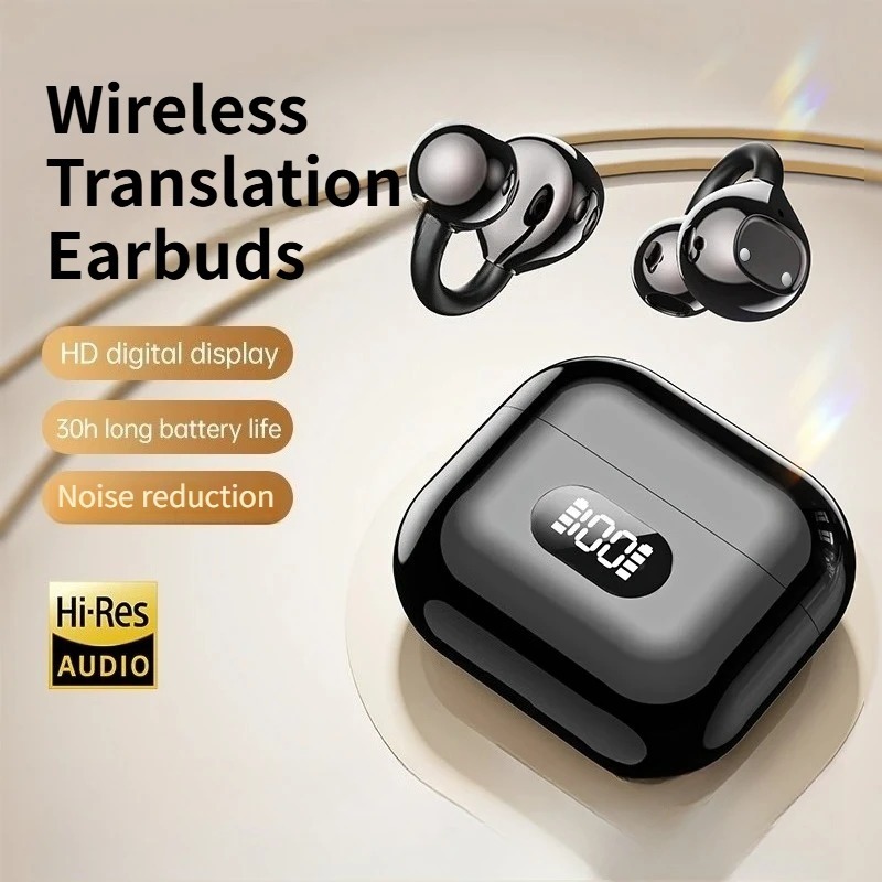 X62 Bluetooth Headphones Digital Display Open Ear Design for Sports Translator Earphones,Shenzhen Weihong Technology Co., Ltd.,X62 Bluetooth Headphones for Sports Translator Earphones