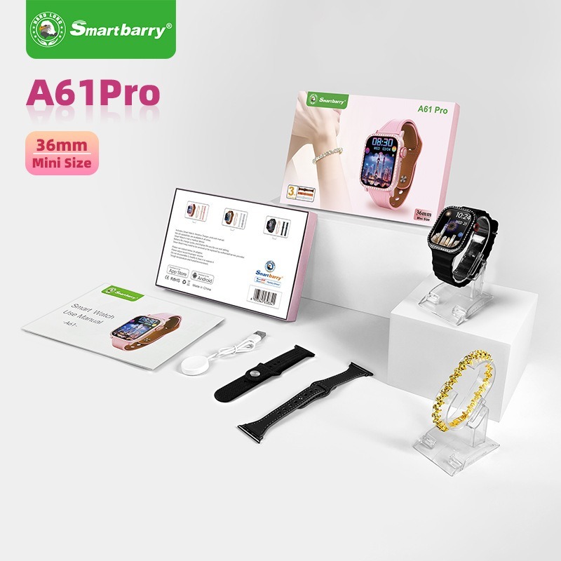 A61 Pro Women's Bluetooth Voice-Paced Step Counting Oxygen Saturation Fitness Smart Watch,Shenzhen Weihong Technology Co., Ltd.,A61 Pro Women's Bluetooth Fitness Smart Watch