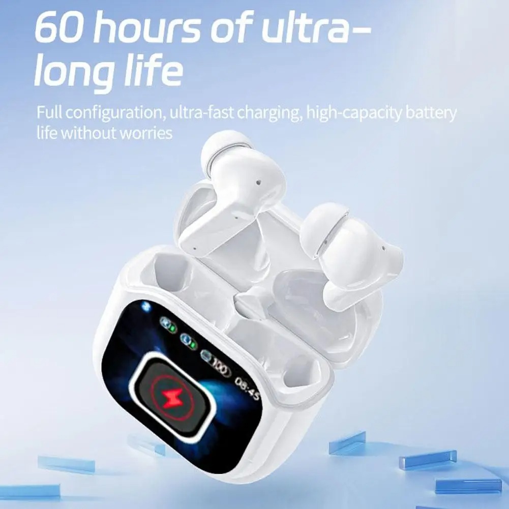JM19 ANC Wireless Earphone Digital Display LED Screen Touch Control Wireless Gaming Earbuds with AI Translation,Shenzhen Weihong Technology Co., Ltd.,JM19  Wireless Earphone Gaming Earbuds with AI Translation