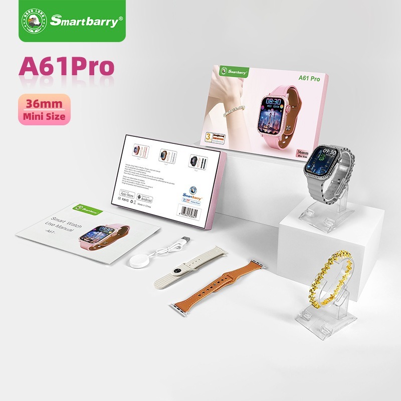 A61 Pro Women's Bluetooth Voice-Paced Step Counting Oxygen Saturation Fitness Smart Watch,Shenzhen Weihong Technology Co., Ltd.,A61 Pro Women's Bluetooth Fitness Smart Watch