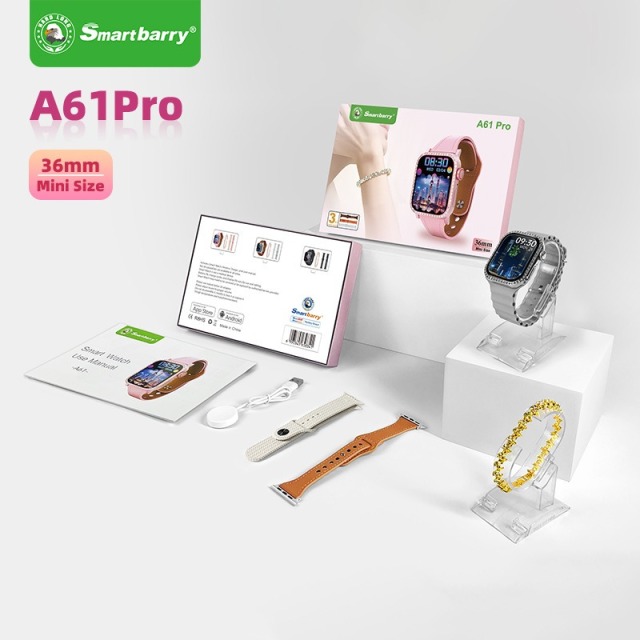 A61 Pro Women's Bluetooth Voice-Paced Step Counting Oxygen Saturation Fitness Smart Watch,Shenzhen Weihong Technology Co., Ltd.,A61 Pro Women's Bluetooth Fitness Smart Watch
