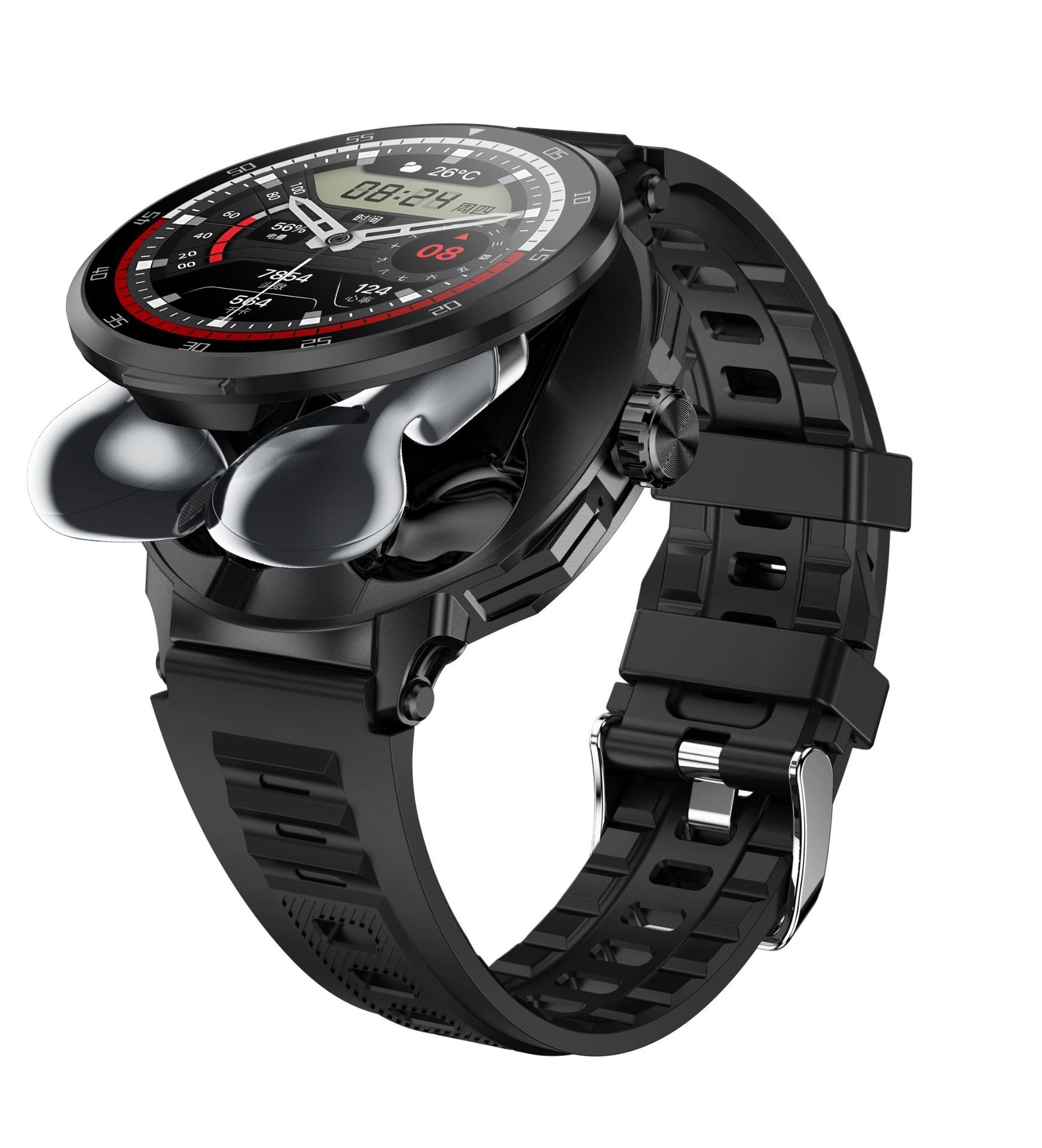 A80 Smartwatch-Earphone Two-in-One Smart Communication Watch for Sports,Shenzhen Weihong Technology Co., Ltd.,A80 Smartwatch-Earphone Two-in-One Smart Communication Watch for Sports