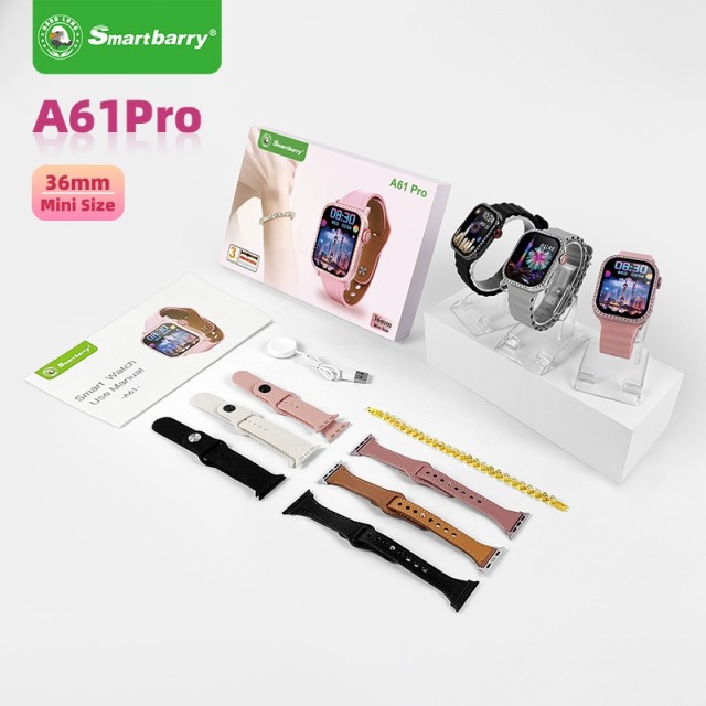 A61 Pro Women's Bluetooth Voice-Paced Step Counting Oxygen Saturation Fitness Smart Watch,Shenzhen Weihong Technology Co., Ltd.,A61 Pro Women's Bluetooth Fitness Smart Watch