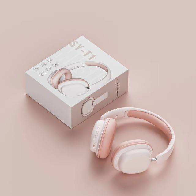 Écouteurs sans fil pliables stéréo HiFi SY-T1 avec microphones, casque de jeu, Shenzhen Weihong Technology Co., Ltd., Écouteurs de jeu pliables stéréo HiFi SY-T1