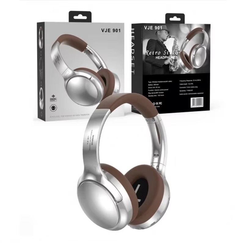 VJE901 Retro Metal for BT Headphone Sports Wireless Mobile Phone Call Game Accessory,Shenzhen Weihong Technology Co., Ltd.,VJE901 Retro Metal for BT Headphone Sports Wireless Mobile Phone Call Game Accessory