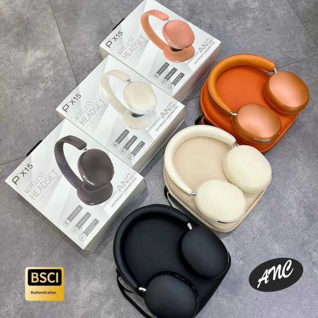 PX15 ANC Over-Ear IPX3 Waterproo Wireless Headphone,Shenzhen Weihong Technology Co., Ltd.,PX15 ANC Over-Ear IPX3 Waterproo Wireless Headphone