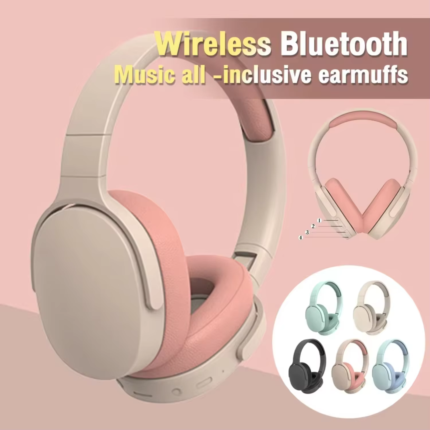 P2961 Wireless Gaming Headset Auriculares Noise Canceling Sports Earphone & Headphone,Shenzhen Weihong Technology Co., Ltd.,P2961 Wireless Gaming Headset  Sports Earphone & Headphone