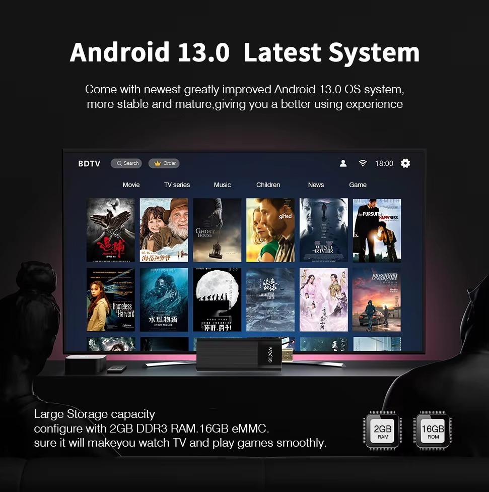 MX10 F3 PRO Allwinner H313 Cortex-A53 Android 13  Smart TV Box,Shenzhen Weihong Technology Co., Ltd.,MX10 F3 PRO Allwinner H313  Smart TV Box
