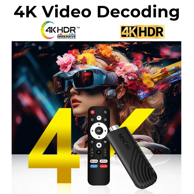 MX10 4K Streaming  Android 13  Stick Mali G31 GPU WiFi6 Multi Language TV Stick,Shenzhen Weihong Technology Co., Ltd.,MX10 4K Streaming G31 GPU WiFi6 Multi Language TV Stick