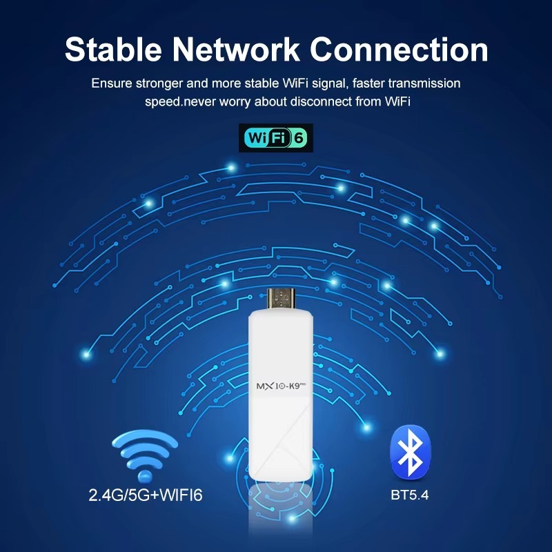 MX10 K9 PRO Allwinner H313 Quad-Core 2GB+16GB Dual-Band WiFi 2.4G+5G TV Stick,Shenzhen Weihong Technology Co., Ltd.,MX10 K9 PRO Allwinner H313 Quad-CoreDual-Band WiFi TV Stick