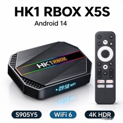 HK1 RBOX X5S S905Y5 Android 14 Wi-Fi 6 4K Dual-Band High-Definition Android TV Box,Shenzhen Weihong Technology Co., Ltd.,HK1 RBOX X5S S905Y5 High-Definition Android TV Box