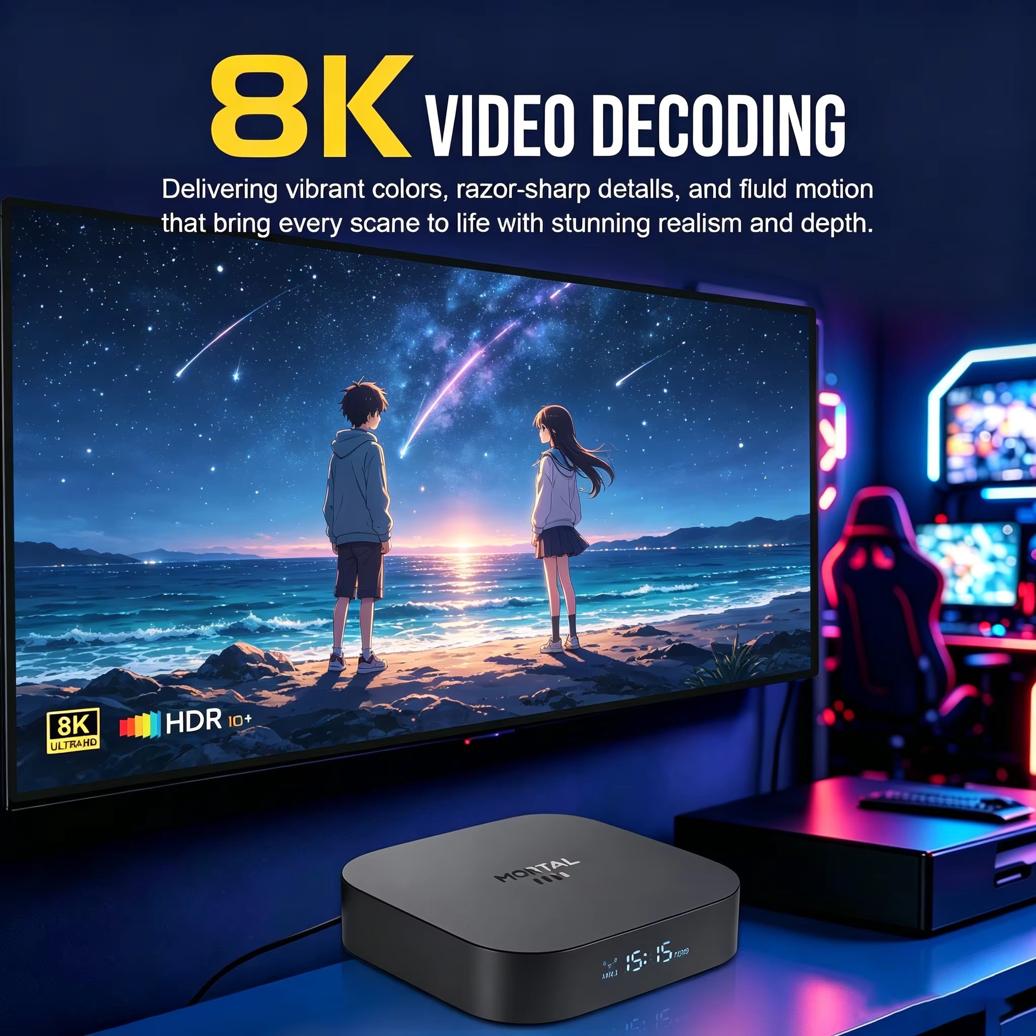 X5S Android 14 Dual UI Interface RK3518 WiFi6 BT 5.4 8K  Smart TV Box,Shenzhen Weihong Technology Co., Ltd.,X5S Android 14  8K  Smart TV Box
