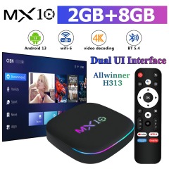 MX10 Wireless Streaming  Android 13 Dual Band WiFi 6 Bluetooth 5.4 TV Box,Shenzhen Weihong Technology Co., Ltd.,MX10  Android 13 Dual Band WiFi 6 Bluetooth 5.4 TV Box