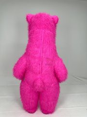 Custom Pink Inflatable Adult-Size Polar Bear Mascot Costume for Cosplay Parties and Events