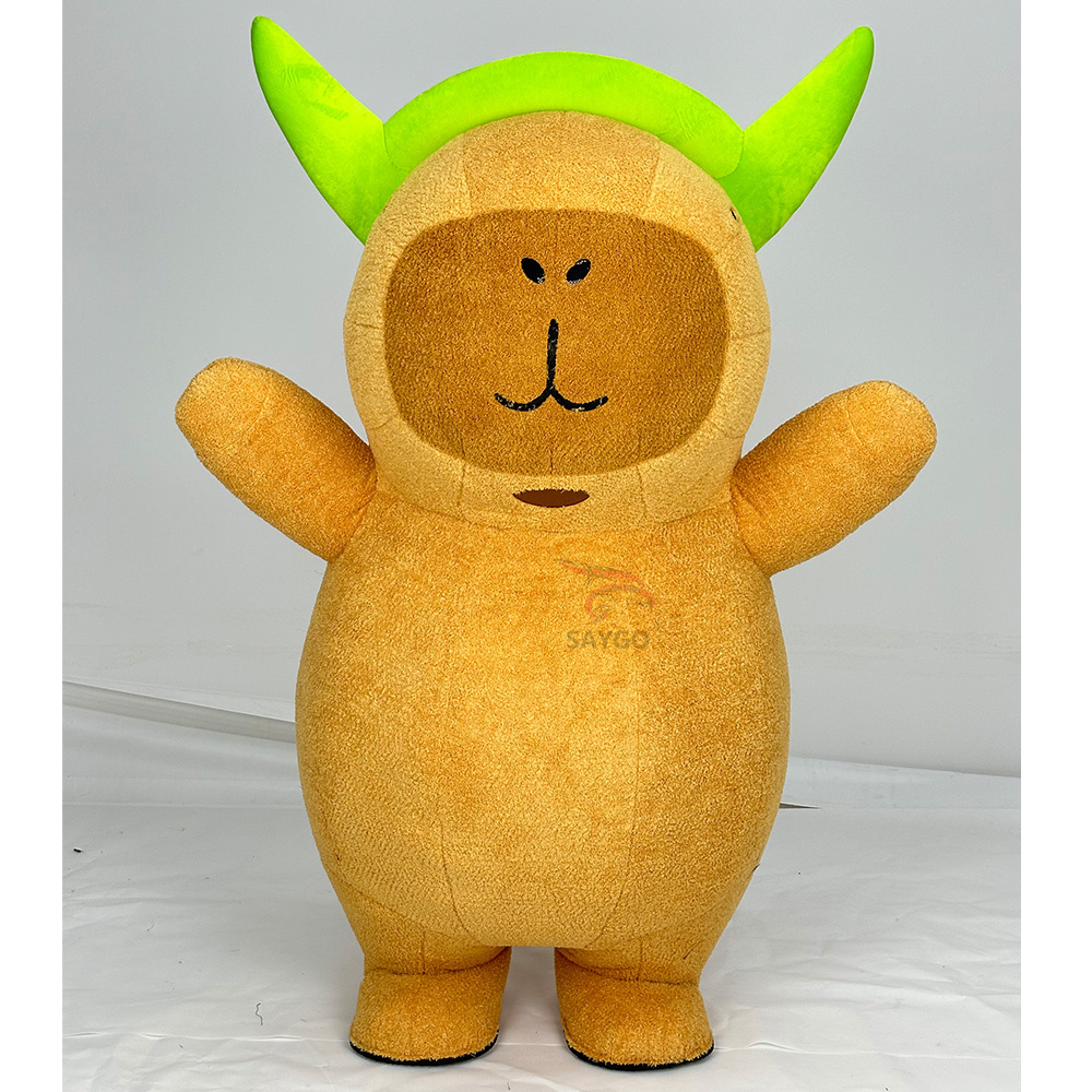 2m Realistic Adult Inflatable Capybara Mascot Costume for Entertainments Full Body Animal Character Blow up Suit