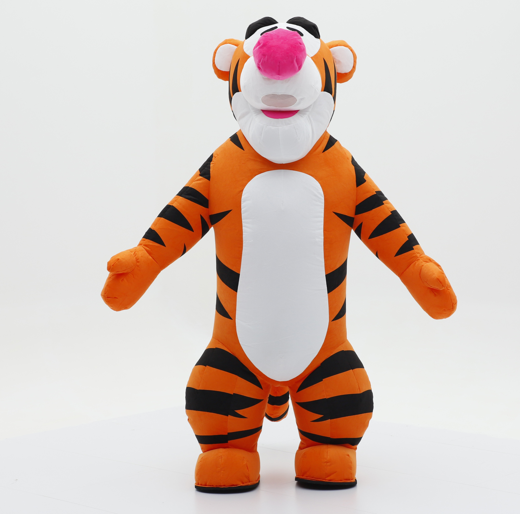 Walking Costume Inflatables Adults Size Mascot Inflatable Costumes Plush Material Inflatable Tiger Suit Costume