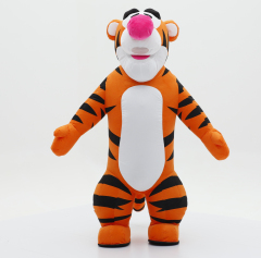 Walking Costume Inflatables Adults Size Mascot Inflatable Costumes Plush Material Inflatable Tiger Suit Costume