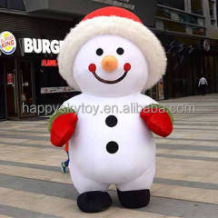 Plush Walking Animal Panda Mascot Costume 2m/2.6m/3m Christmas Costume Inflatable Panda Mascot for Sale