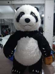 3 Meter Walking Giant Inflatable Panda Costumes Mascot Inflatable Advertising