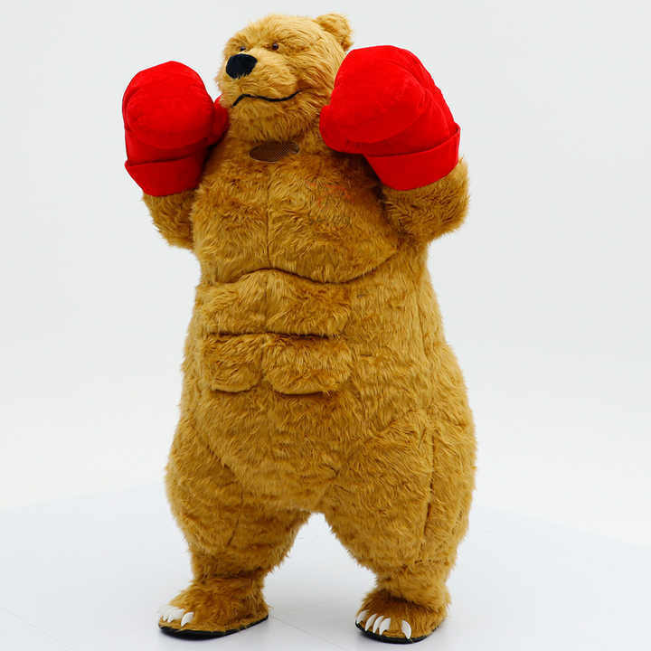 Inflatable Boxing Bear & Bugs Character Halloween Costume-Adult Unisex Mascot for Party