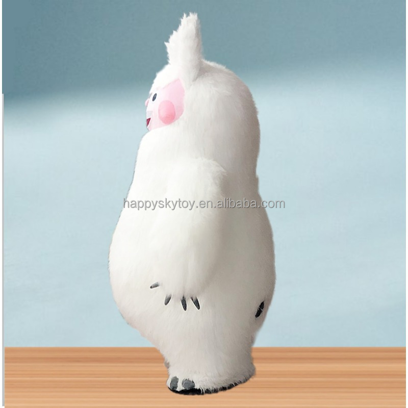 Custom Animals Mascot Costume White Monster Bunny Rabbit Walking Performance Inflatable Mascot Costume