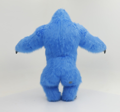 2.6 Meter Long Furry Inflatable Adult Gorilla Mascot Costume CE Certified Giant King Kong Advertising Animal Halloween Party,Big Mascot,2.6 Meter Long Furry Inflatable Adult Gorilla Mascot Costume CE Certified Giant King Kong Advertising Animal Halloween Party