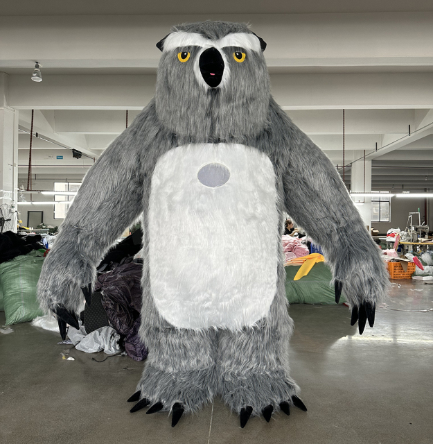 Large Inflatable Clothing Performance Wear Eagle Mascot Costume for Adults Walking Outdoor 2.2m/2.6m/3m Inflatable Eagle Costume