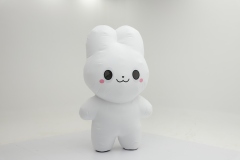 Cute Bunny Mascot Costume for Adults Events Performance Wear 2m Inflatable Bunny Costume Suits