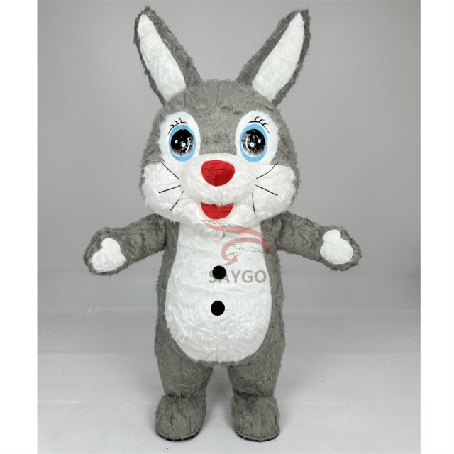 Custom Plush Adult Suit Parties Walking Dancing Cartoon Character One Eye Blue Monster Toy Company Inflatable Mascot Costume