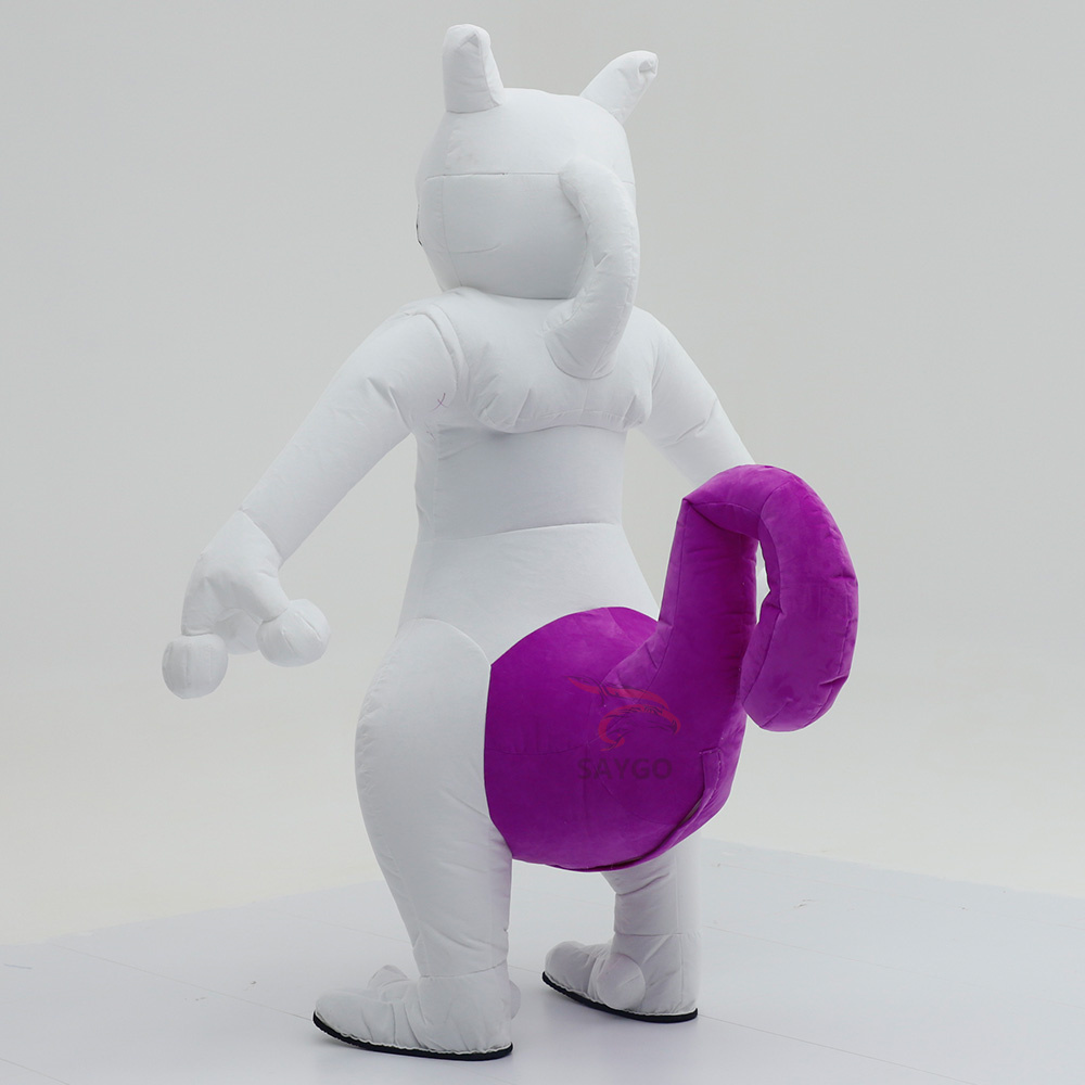 Customize Mascot Costumes Performance Wear 2/2.6m Inflatable fox Clothing for Adults