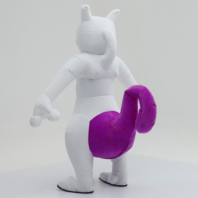 Customize Mascot Costumes Performance Wear 2/2.6m Inflatable fox Clothing for Adults