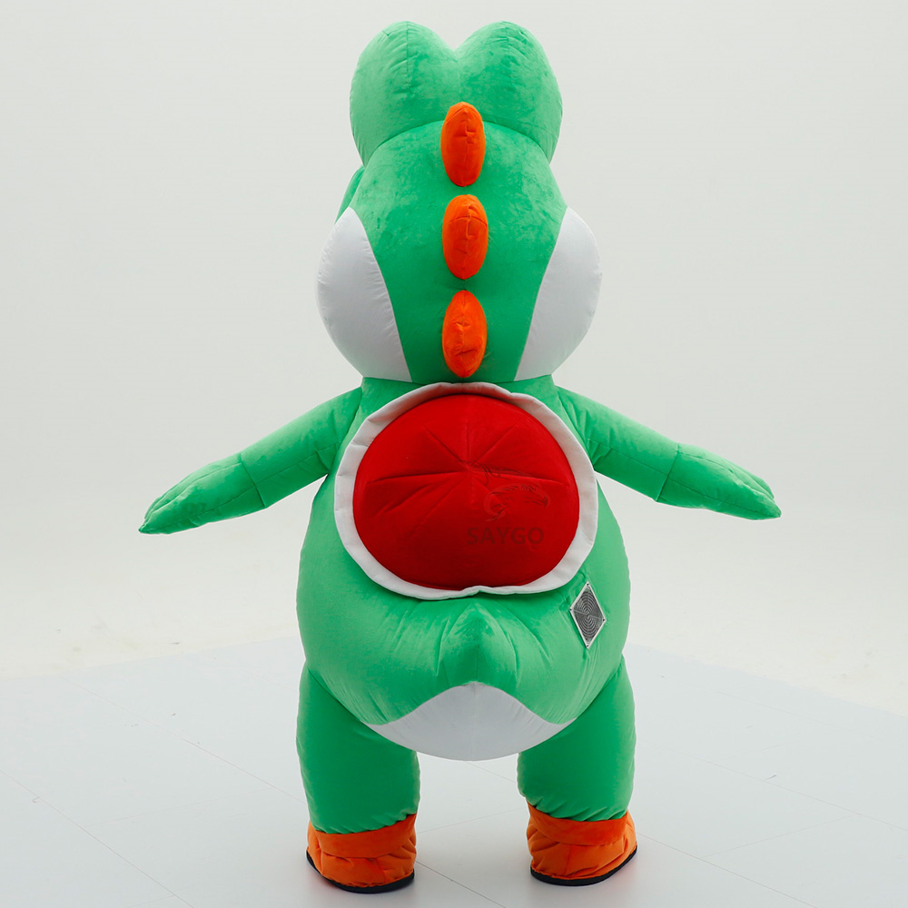 New Inflatable Mario Mascot 2.6m Plush Yoshi Costumes Mascot for Adult Children's Day Stage Performance Dragon Costumes