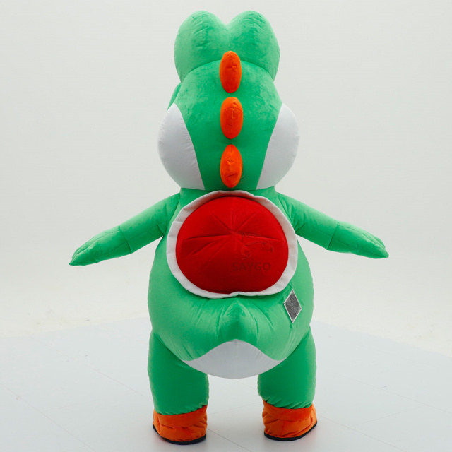 New Inflatable Mario Mascot 2.6m Plush Yoshi Costumes Mascot for Adult Children's Day Stage Performance Dragon Costumes