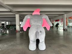 Party Advertising Cosplay Inflatable Walking Animal 4 Legs Grey Elephant Mascot Costume for Adults-Custom Design