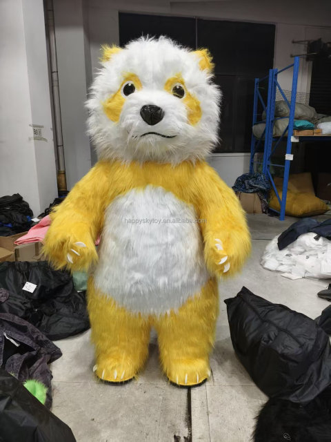 Inflatable Green Panda Bear Mascot Costume-Custom Realistic Giant Panda Cosplay Adults Unisex Easter/Halloween Party,Big Mascot,Inflatable Green Panda Bear Mascot Costume-Custom Realistic Giant Panda Cosplay Adults Unisex Easter/Halloween Party