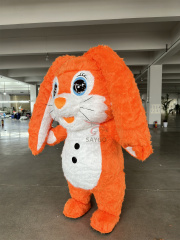 2025 Hot Sale Custom Easter Adult Inflatable Rabbit Costume 2 Meter 2.6M Bunny Design Mascots
