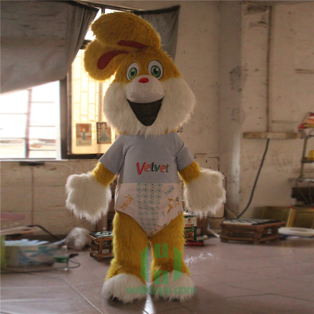 Custom 2m/2.6m/3m Pink Inflatable Rabbit Mascot Costumes Walking Cartoon Bear Costume for Christmas