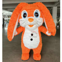 2025 Hot Sale Custom Easter Adult Inflatable Rabbit Costume 2 Meter 2.6M Bunny Design Mascots