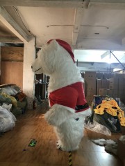 Large 2M/2.6M/3M Inflatable Teddy Bear Mascot Costumes Plush EVA Animal Style for Adults for Party and Christmas Walks