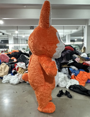 Walking Animal Hot Sale Popular Party Dress Rabbit Mascot Costume Easter Adult Inflatable Rabbit Costume