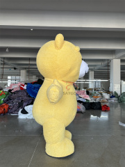 Yellow Animal Hot Sale 2m 2.6m 3m Customized Color Inflatable Polar Teddy Bear Panda Mascot Costume Cosplay Halloween Adult