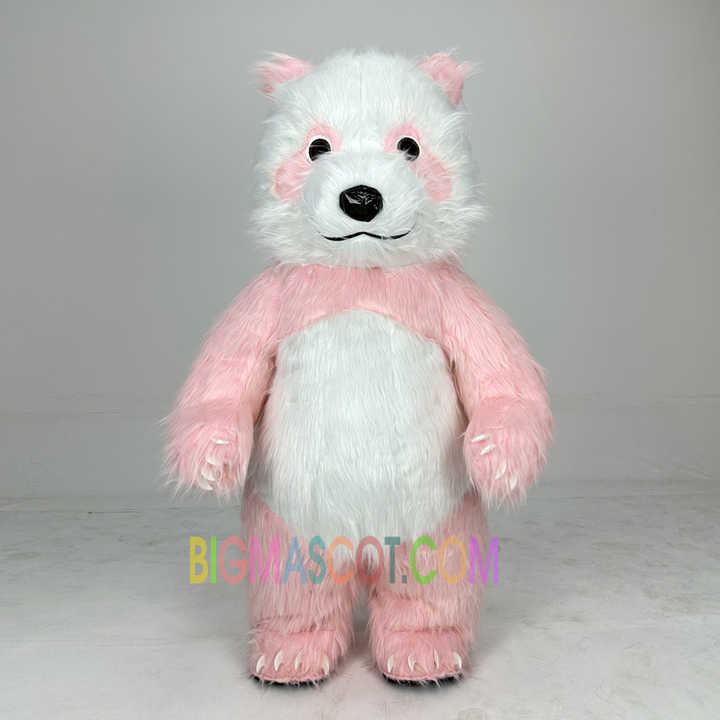 Anime Cosplay Inflatable Panda Bear Mascot Costumes for Adults Dress up Stage Performance Easy Wear Panda Inflatable Clothing