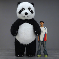 Advertising Inflatables Carnival Christmas Anime Cartoon Character Panda Bear Mascot Costumes for Adults Cosplay Enjoyment