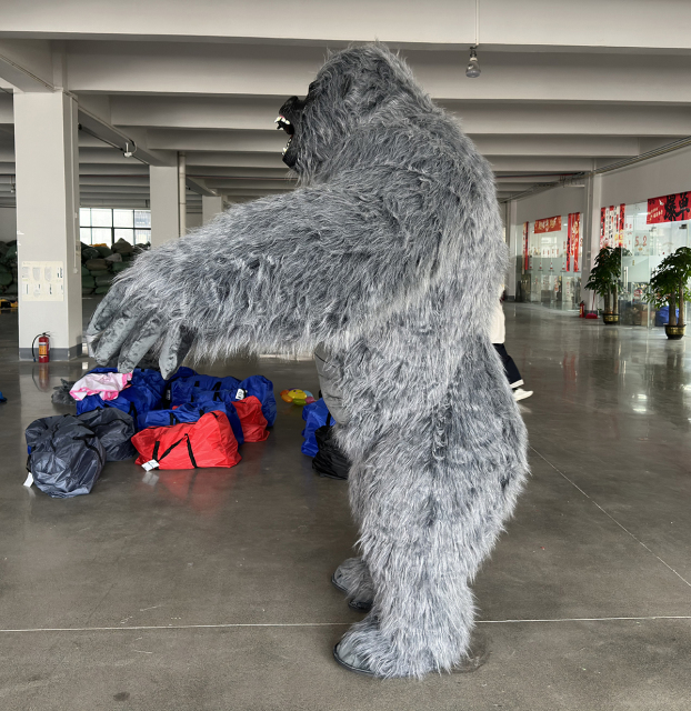 High Quality Big Size Inflatable Gorilla Mascot Costume Dress Cosplay Custom Character King Kong Mascot Costume for Event,Big Mascot,High Quality Big Size Inflatable Gorilla Mascot Costume Dress Cosplay Custom Character King Kong Mascot Costume for Event