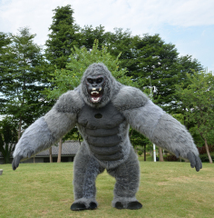 MOQ 1 PCS 2.2/2.6m New Inflatable Gorilla Mascot Costume Customized king Kong Halloween Anime Carnival Mascot,Big Mascot,MOQ 1 PCS 2.2/2.6m New Inflatable Gorilla Mascot Costume Customized king Kong Halloween Anime Carnival Mascot