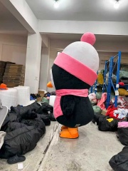 Inflatable Pink Penguin Mascot Costume for Adults Unisex Carnival/Party Easter/Halloween Rental
