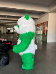 Inflatable Green Panda Bear Mascot Costume-Custom Realistic Giant Panda Cosplay Adults Unisex Easter/Halloween Party,Big Mascot,Inflatable Green Panda Bear Mascot Costume-Custom Realistic Giant Panda Cosplay Adults Unisex Easter/Halloween Party