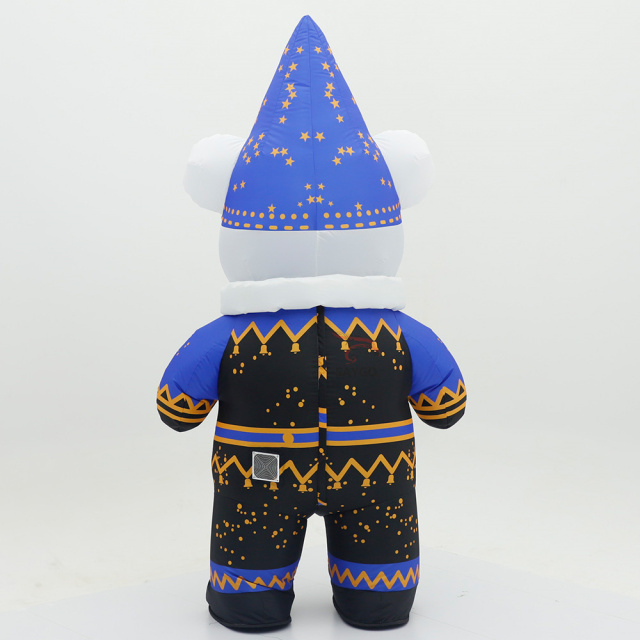 Customized Giant Outdoor Custom Christmas Teddy Bear Inflatable Mascot Costumes for Adults for Entertainment