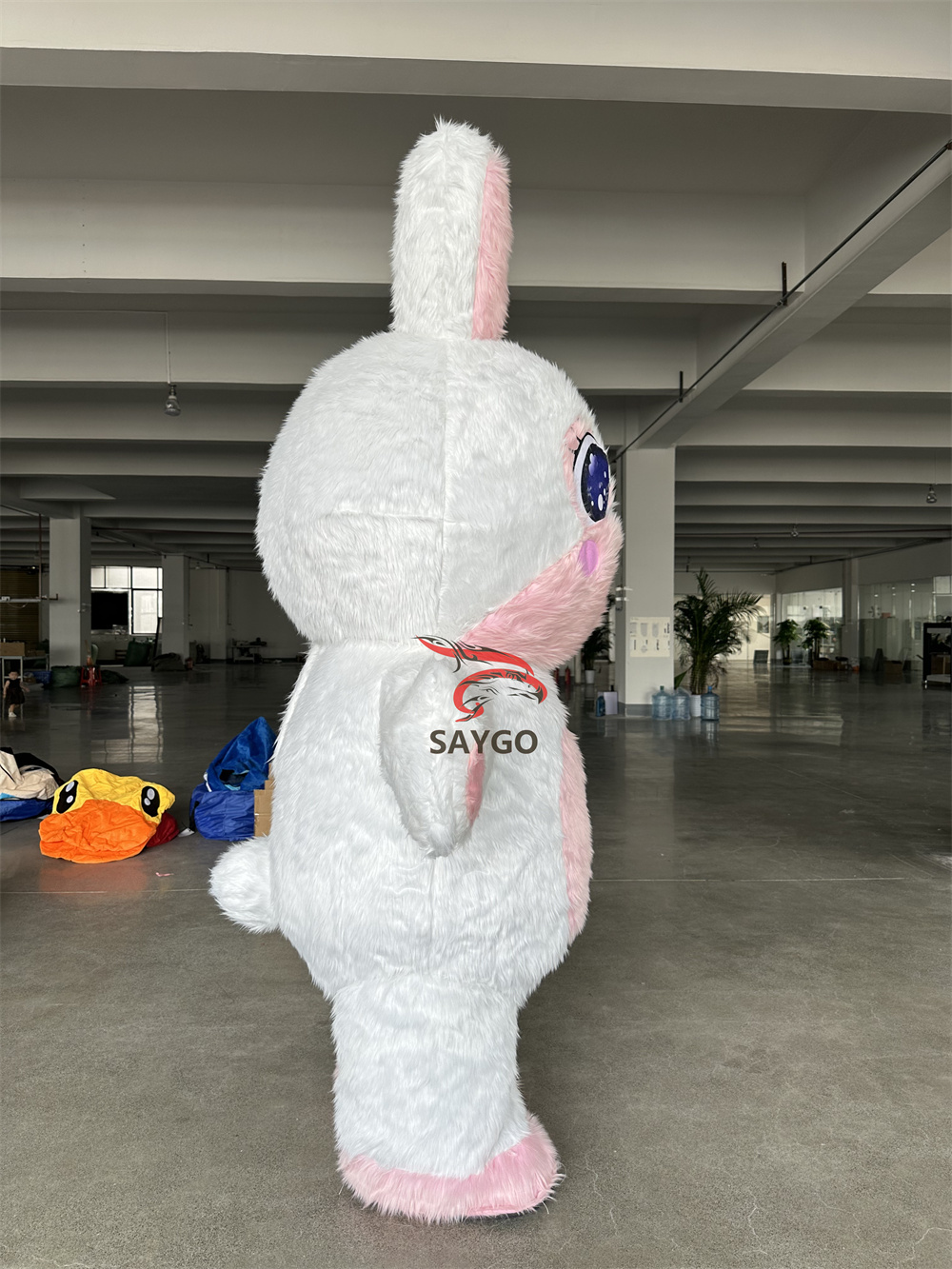 Factory Cheap Price Custom Inflatable Rabbit Mascot Inflatables Promotional Advertising Cartoon Characters Bunny Costume